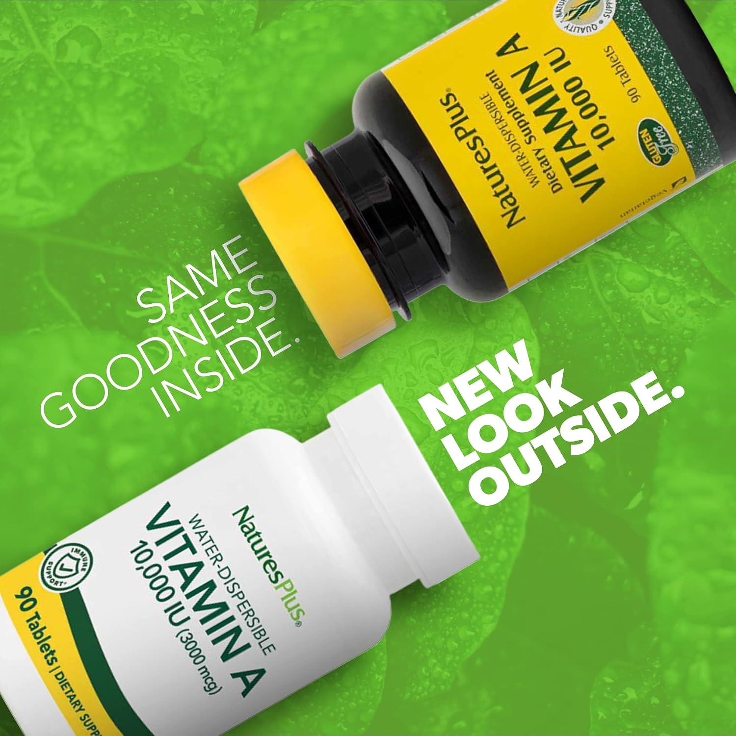 NaturesPlus Vitamina A 10.000 UI – 90 Comprimidos Hidrodispersables