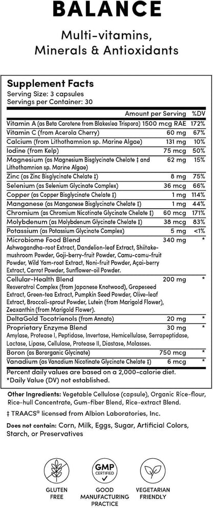 Tranont Balance - Complejo Multivitamínico y – Yodo: contribuye al metabolismo energético normal y al – Image 7