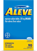 Aleve Naproxeno Sódico 220 mg, 90 Comprimidos