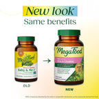 MegaFood Baby & Me 2 Prenatal DHA y Colina, 60 Cápsulas