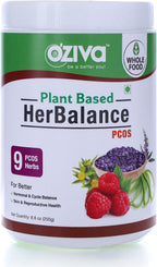 OZIVA HerBalance PCOS - Suplemento a base de plantas para el equilibrio hormonal