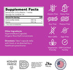 Zahler Inositol 1000mg - 120 Cápsulas - Complemento Alimenticio para el Bienestar General