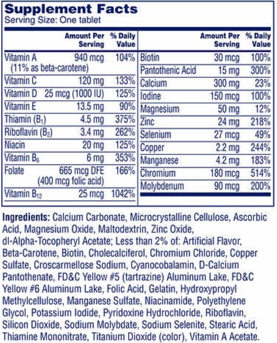 One-A-Day Mujeres 50+ Multivitamínico 300 Comprimidos