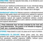 XYMOGEN ActivNutrients Iron-Free - Multivitamínico sin Hierro - 120 Comprimidos