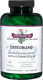 Vitanica OsteoBlend, Bone Support, Vegan, 240 Capsules