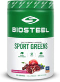 BIOSTEEL Sport Greens Powder, Superfood en Polvo de Alto Rendimiento, Fórmula No-GMO, Sabor Pomegranate Berry, 30 Servicios