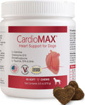 CARDIOMAX Suplemento de Apoyo Cardíaco para Perros - Antioxidantes, L-Taurina, CoQ10 - 60 Masticables Blandos