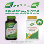 Nature's Way Vitamina C con Rosa Mosqueta, 1000 mg por dosis, 250 cápsulas