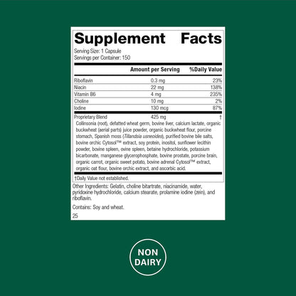 Standard Process Cholaplex - Suplemento para – Niacina: contribuye al funcionamiento normal del sistema nervioso y – Image 2
