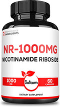 Satoomi NAD Nicotinamida Ribósido - Suplemento NR 1000mg - 60 Cápsulas (30 Días)