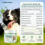 Unipomme - Snacks de Alivio para Alergias en Perros con Omega 3 y Aceite de Pescado