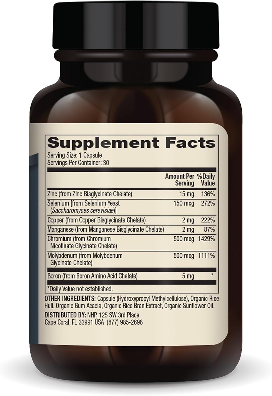 Dr. Mercola Complejo Mineral Esencial - 7 Minerales Quelados - 30 Cápsulas
