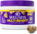 Wellness Masticables Blandos Sabor a Mantequilla de Cacahuete y Manzana Suplementos Multibeneficio para Perros, 45 Unidades