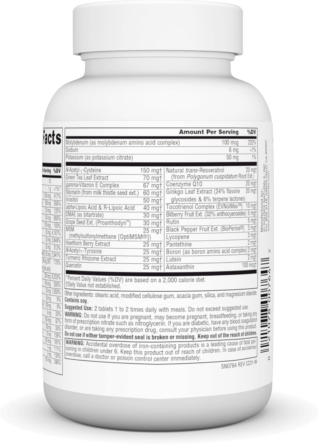 Source Naturals Life Force Multiple Multivitamínico de Alta Potencia, 30 Comprimidos