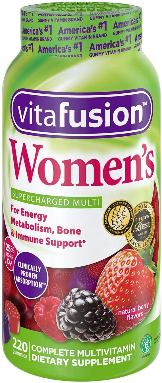 Vitafusion Multivitamínico para Mujeres en Gominolas, 220 unidades