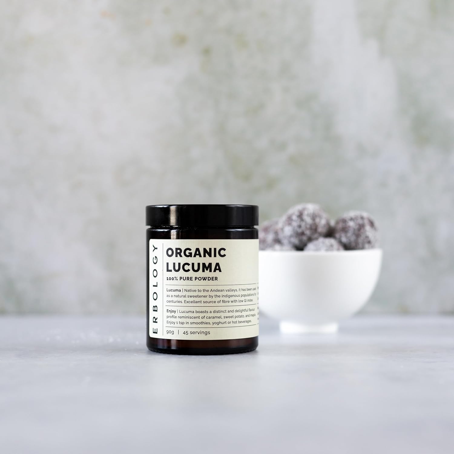 Erbology Lucuma en Polvo Orgánico - 3.2 oz (90g) - 45 porciones