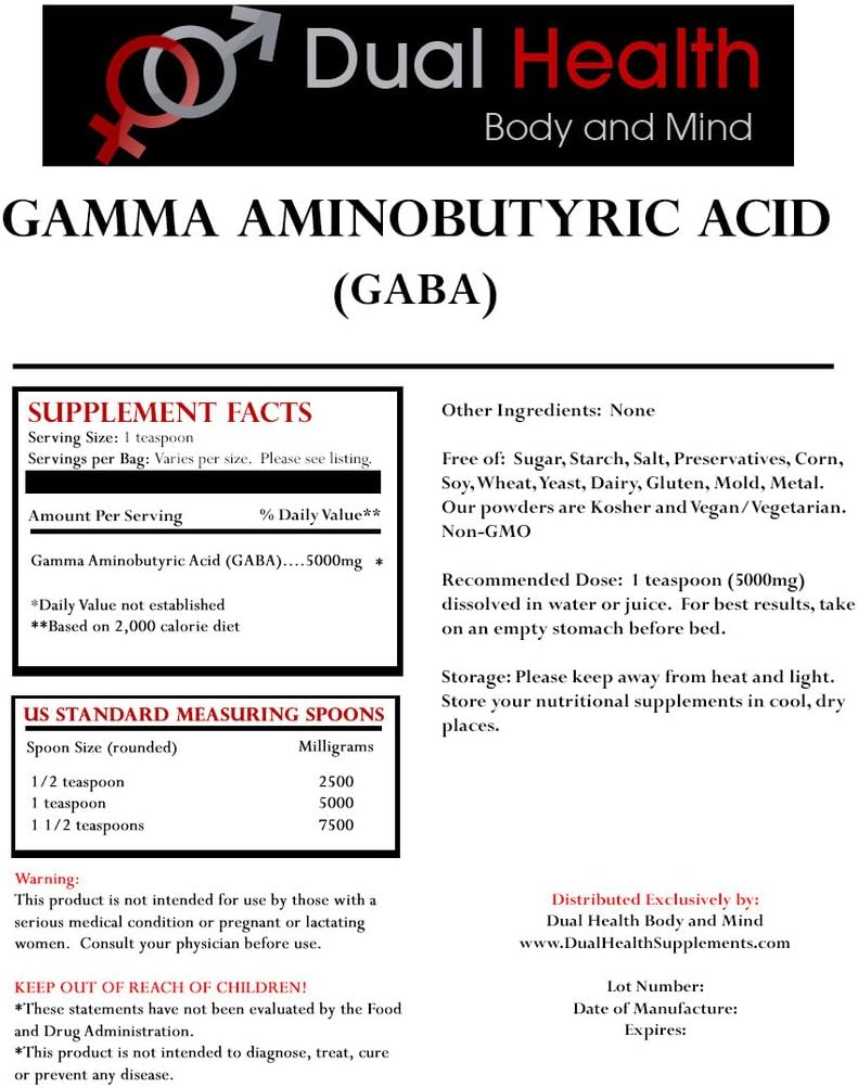 GABA Puro en Polvo - Gamma Aminobutyric Acid (1 kg)