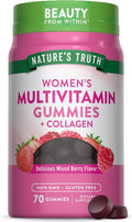 Nature's Truth Gominolas Multivitamínicas para Mujeres con Colágeno y Biotina | 70 Gominolas