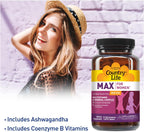 Country Life Max for Women - Iron-Free Multivitamin and Mineral Complex - 120 Vegan Capsules