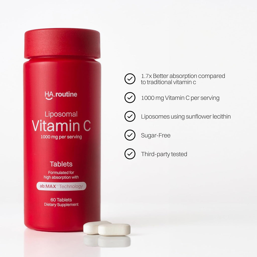 Haroutine Vitamina C Liposomal 1000mg – 60 Comprimidos (30 Dosis)