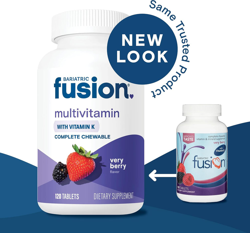 Bariatric Fusion Very Berry Multivitamínico Bariátrico Masticable