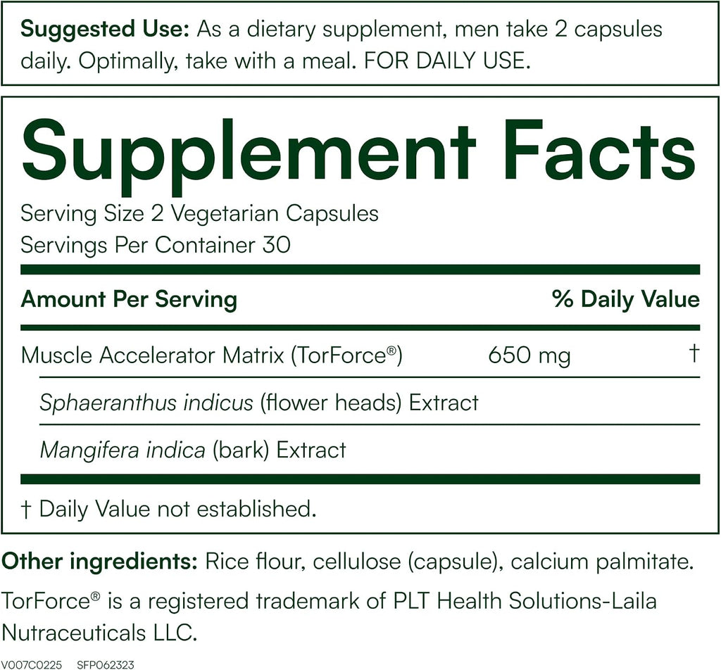 Purity Products Muscle Accelerator 650 mg - 60 Cápsulas Veganas
