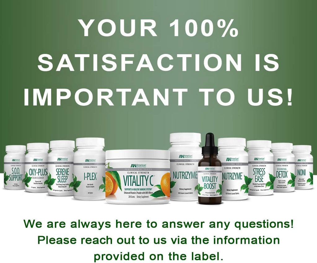 American Nutriceuticals Vitamina C en Polvo Sin Azúcar - No Ácida - 4000 mg (30 Días)