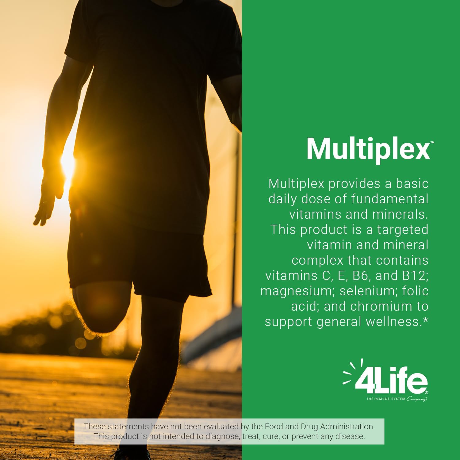 4Life Multiplex Multivitamínico y Mineral, 60 Cápsulas
