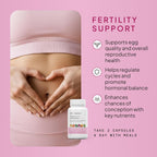 SELF NUTRITION Fertility Support for Women - 60 Cápsulas