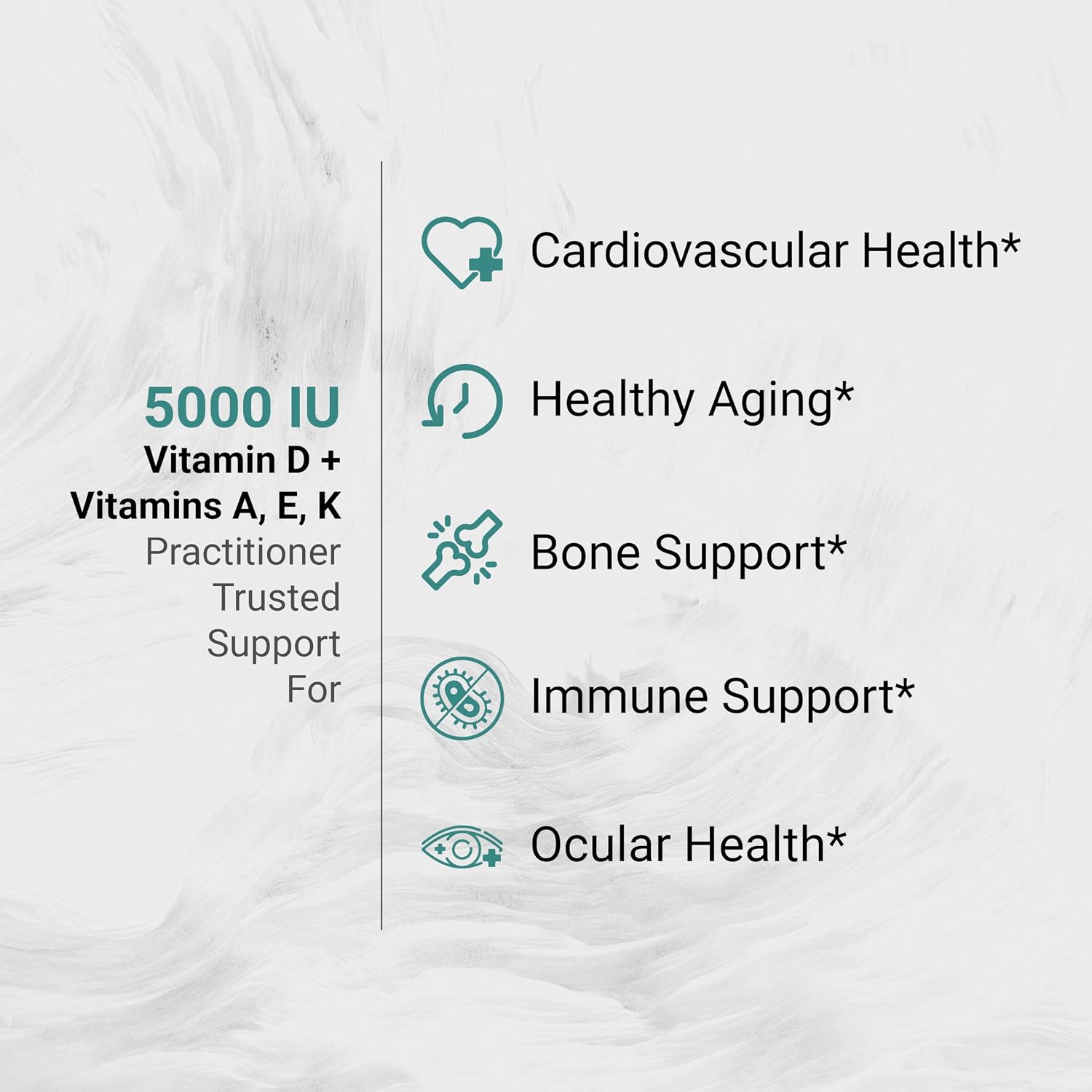 Naturalis Vegan Vitamin ADK con 50 mg de Tocotrienol y CoQ-10 | Nanoemulsionado en AOVE | No-GMO, Sin Soja, Certificado Vegano | 180 Cápsulas Vegetales (Sin Carragenina)