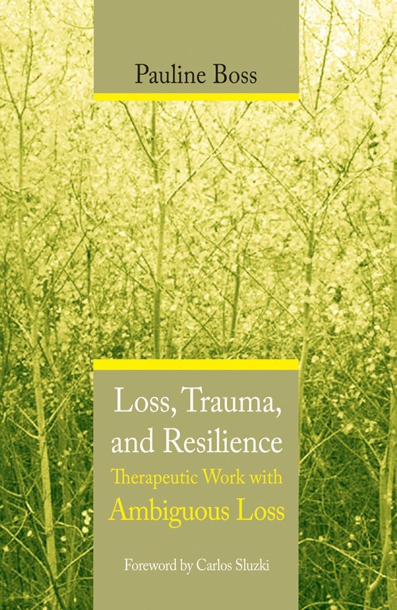 Pérdida, trauma y resiliencia: trabajo terapéutico con la pérdida ambigua