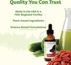 RestoraPet Liquid Multivitamin for Dogs & Cats Bacon Flavor | Joint & Cellular Support | Plant-Based, Non-GMO, Veterinarian-Approved Ingredients