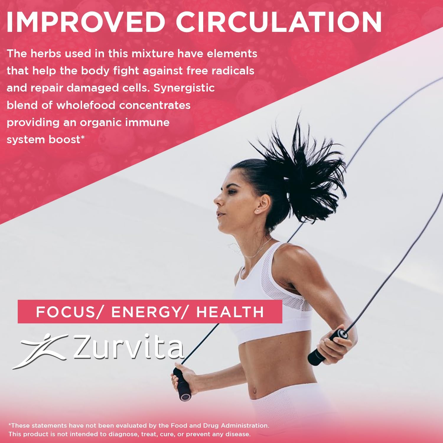 Zurvita - Zeal for Life Bolsa de Bienestar para 30 Días - Frutos Rojos Silvestres (Sin Guaraná) - Suplemento Nutricional