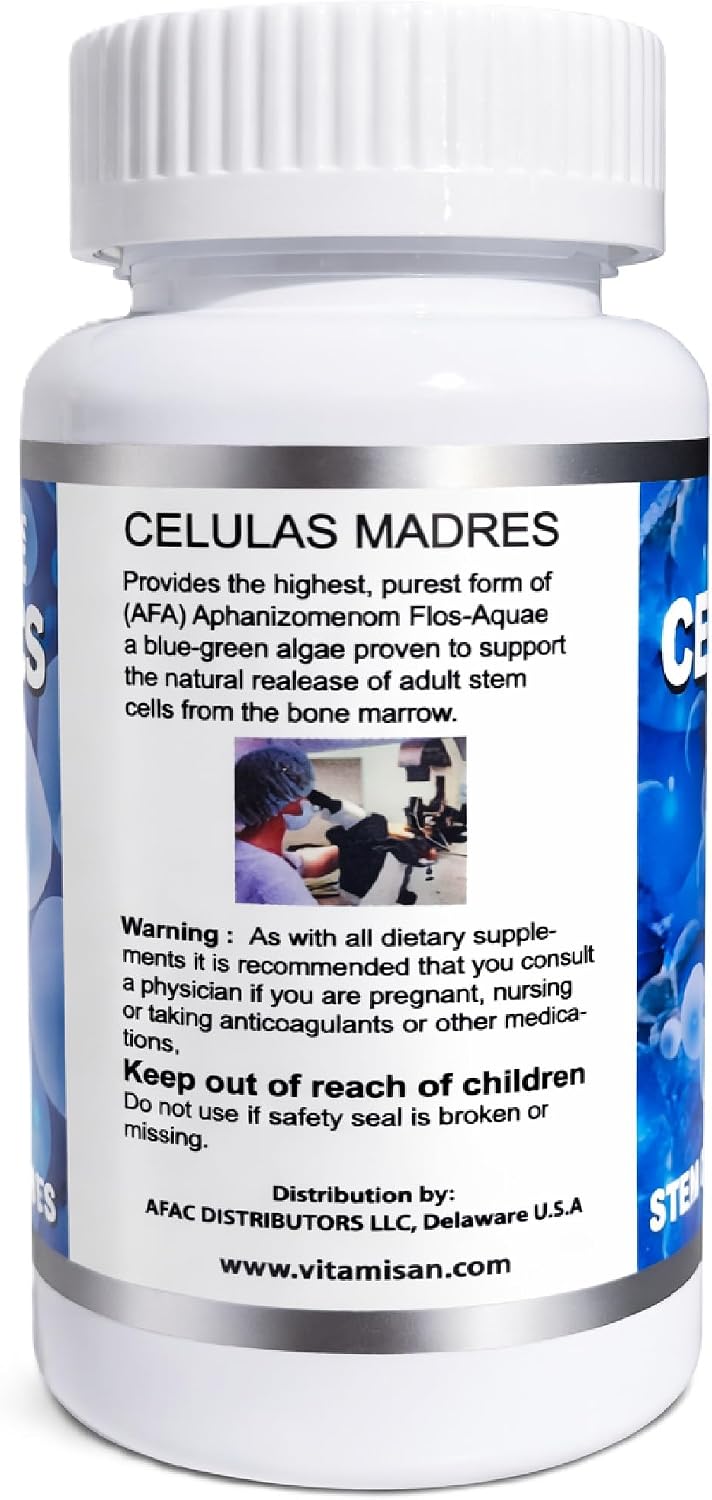 Celulas Madres (AFA) con Aphanizomenon flos-Aquae - 120 Cápsulas