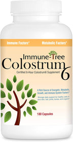 Immune-Tree Calostro Bovino Puro (Alimentado con Pasto) | Alto contenido de IgG para el apoyo inmunitario y la salud intestinal | 90 Cápsulas | 30 Porciones