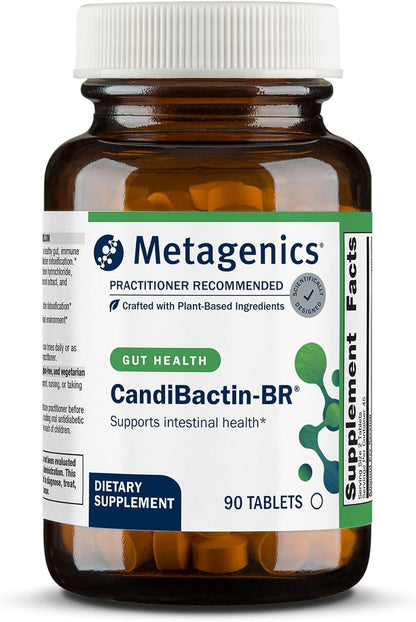 Metagenics CandiBactin‑BR – Berberina – Berberina HCl (400 mg): Derivada del sello de oro y otras plantas, es el – Image 1