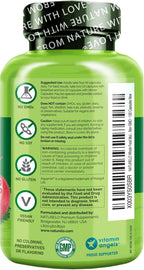 NATURELO Whole Food Multivitamin for Women - 120 Vegan Capsules with Vitamins, Minerals, and Organic Extracts