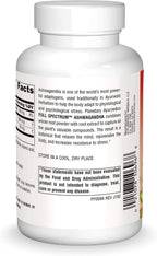 Planetary Herbals Ashwagandha Espectro Completo, 570 mg, 120 Comprimidos