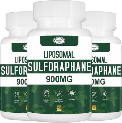 Suplemento de Sulforafano Liposomal 900mg – Extracto de semillas de brócoli: Fuente concentrada de glucorafanina, – Image 1