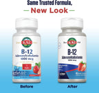KAL Vitamina B12 Adenosilcobalamina 1000 mcg - 90 Comprimidos ActiveMelt