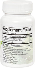 Crackaging Súper Absorción Cicloastragenol 98% 10mg/Cáps, 30 Cápsulas