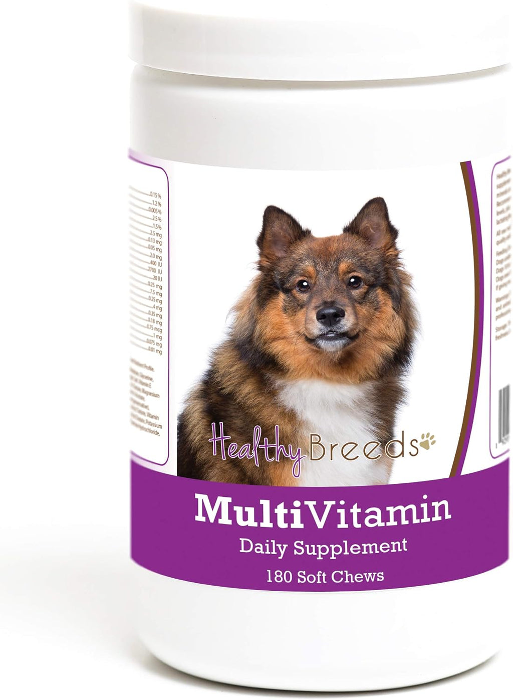 Healthy Breeds Eurasier Multivitamínico masticable para perros 180 comprimidos