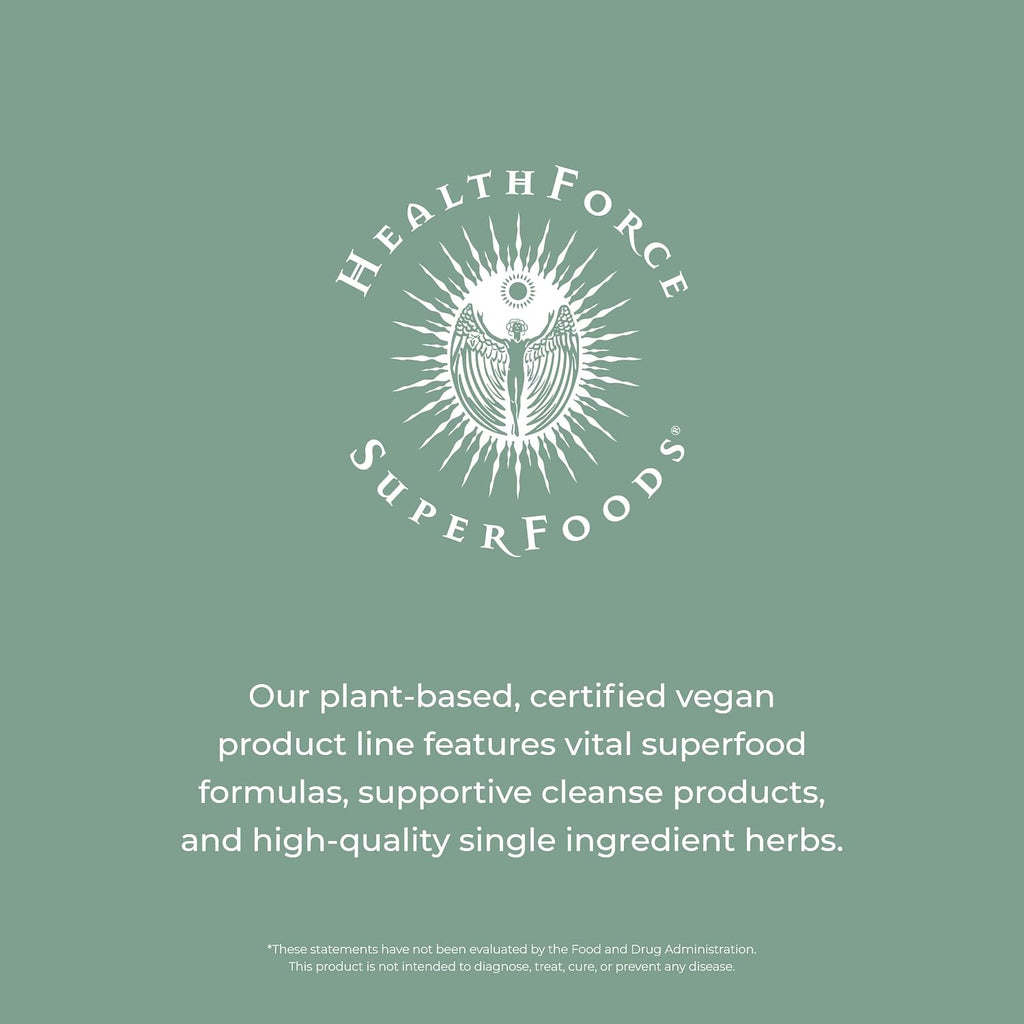HEALTHFORCE SUPERFOODS Vitamineral Green - Suplemento Mineral en Polvo Verde con Superalimentos - 120 Cápsulas