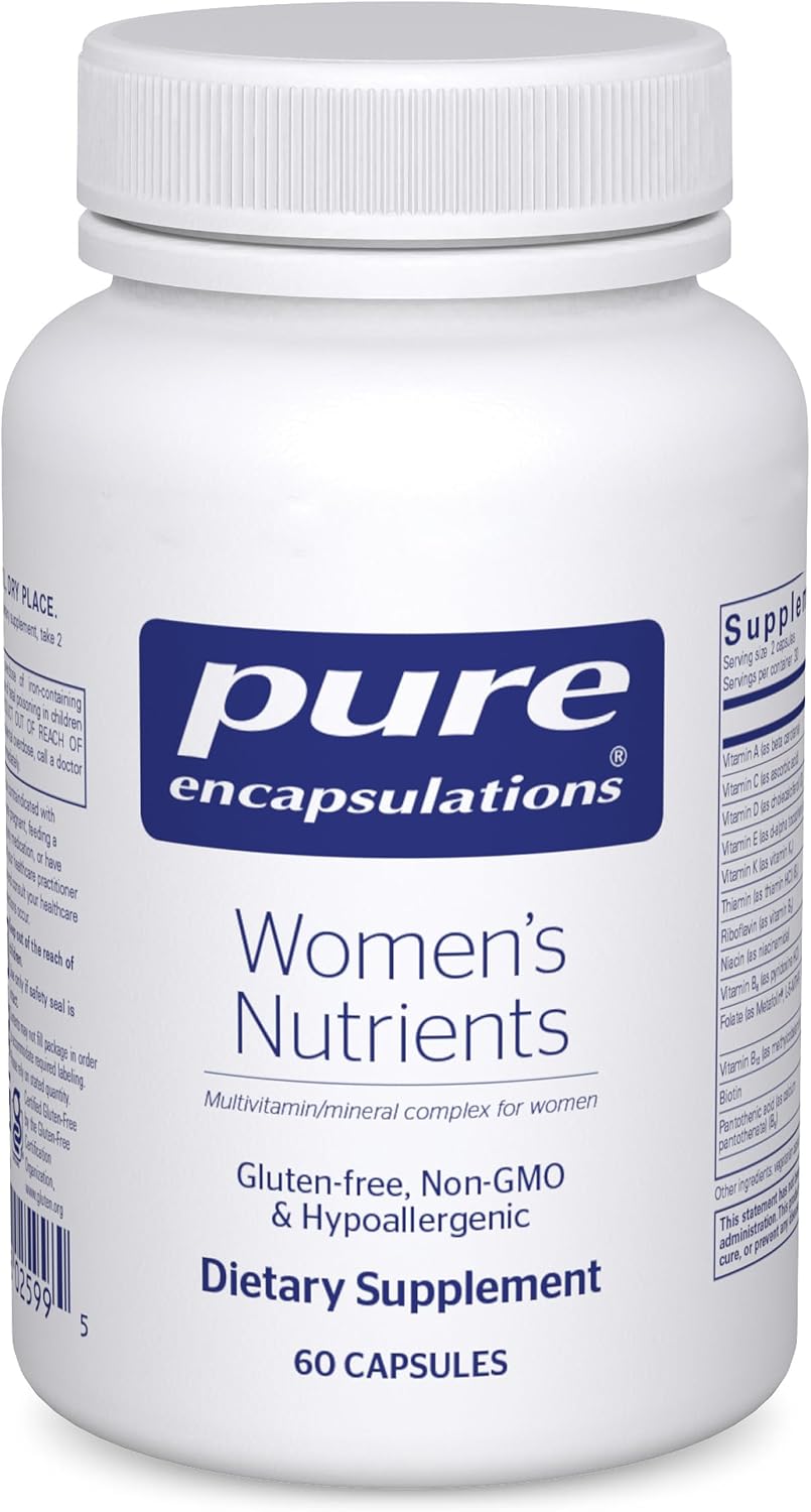 Pure Encapsulations Women’s Nutrients - Complejo Multivitamínico y Mineral para Mujeres - 60 Cápsulas