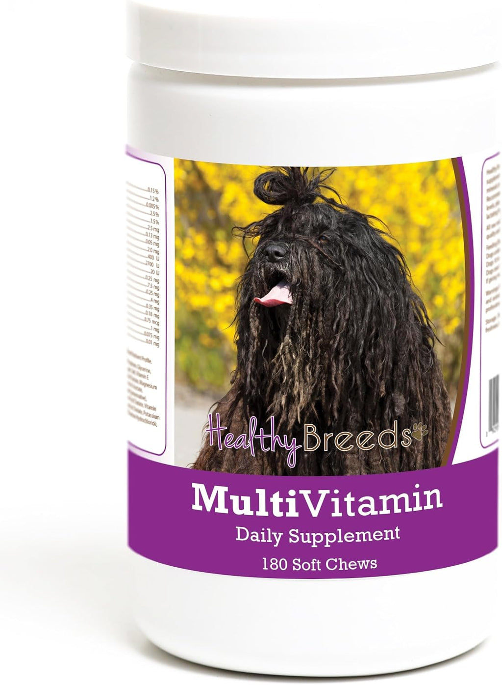 Healthy Breeds Bergamasco Multivitamínico en Masticables Suaves para Perros 180 Unidades