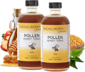 Mickelberry Gardens Pollen Honey Tonic (Pack de 2, 118 ml cada uno) - Apoyo Respiratorio Natural