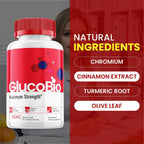 Glucobio Cápsulas – Fórmula Oficial – Complemento Alimenticio (60 Cápsulas)