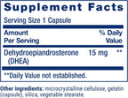 Life Extension DHEA 15 mg – Apoyo Hormonal y Cognitivo, 100 Cápsulas