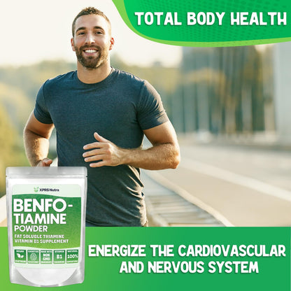 XPRS Nutra Benfotiamina (Tiamina Liposoluble) - Apoyo Cognitivo y Cardíaco - Vegano – Image 4
