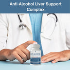 Suplemento Anti Alcohol Craving, Complejo Anti-Alcohol, 60 Cápsulas para Reducir Antojos